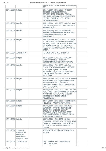 Acompanhamento Processual - Novo Jornal