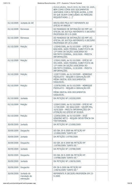 Acompanhamento Processual - Novo Jornal