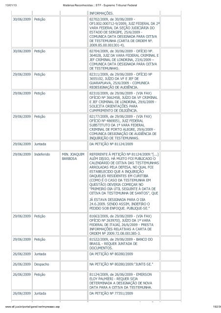 Acompanhamento Processual - Novo Jornal