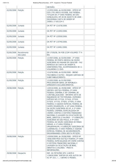 Acompanhamento Processual - Novo Jornal