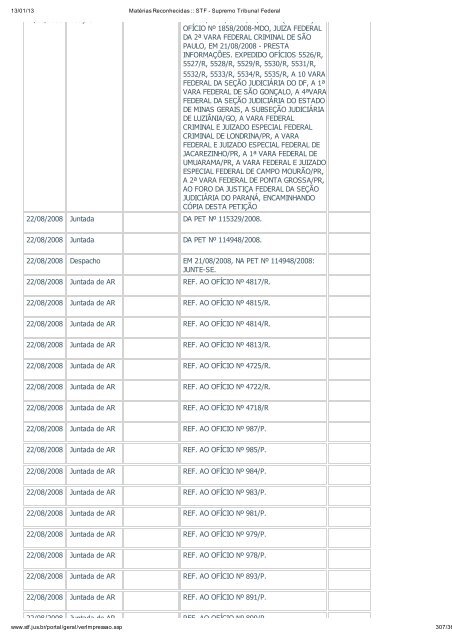 Acompanhamento Processual - Novo Jornal