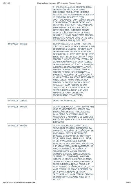 Acompanhamento Processual - Novo Jornal