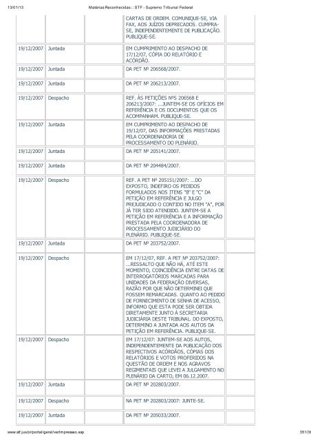 Acompanhamento Processual - Novo Jornal