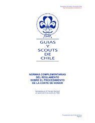 Procedimiento de la Corte de Honor - Asociación de Guías y Scouts ...