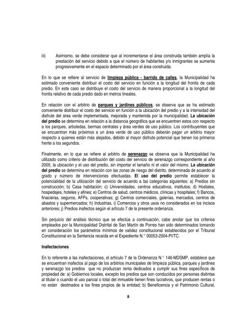 INFORME N - Municipalidad Metropolitana de Lima