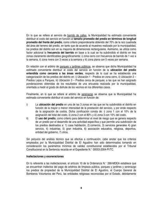 INFORME N - Municipalidad Metropolitana de Lima