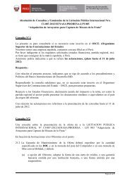 Absolución de Consultas y Enmiendas de la Licitación ... - Senasa