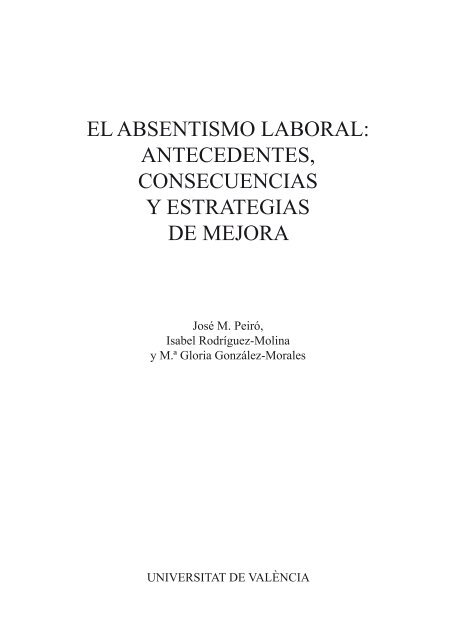 Libro de Absentismo laboral - Umivale