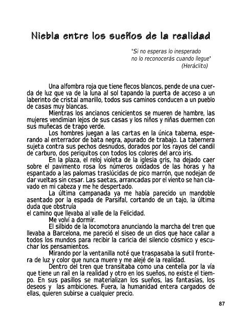 Coleccion Sensibilidades PRIMAVERA 2002 - index