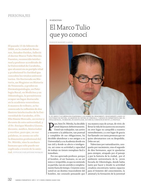 El Marco Tulio que yo conocí - Portal de Revistas Electrónicas ...
