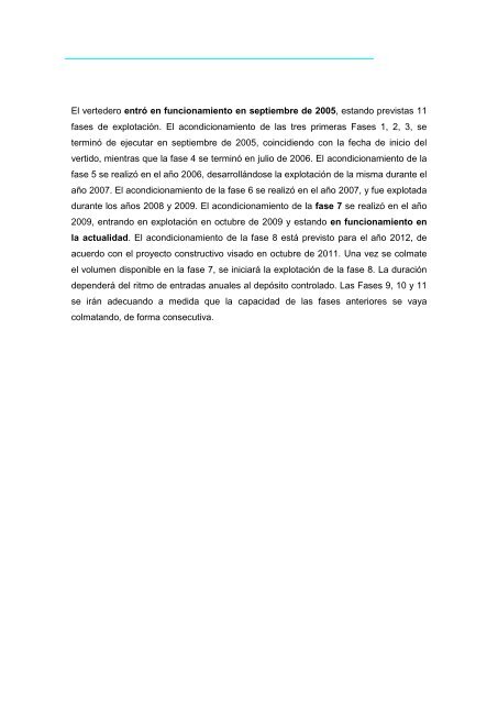 Informe respecto al vertedero de Las Lagunas - Ayuntamiento de Zalla