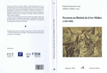 FCT & ICSH $) Percursos na História do Livro Médico