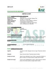 HOJA DE DATOS DE SEGURIDAD OMITE® 30 WP - ASP Chile