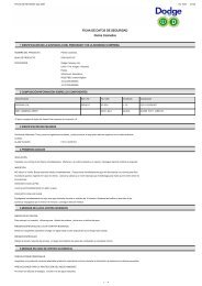 FICHA DE DATOS DE SEGURIDAD Perma Cosmetics - The Dodge ...