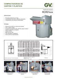 Compactadora de cartón y plástico en balas - GV Soluciones