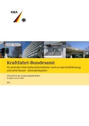 KBA Kraftfahrt-Bundesamt - ALVA Versicherungsmakler