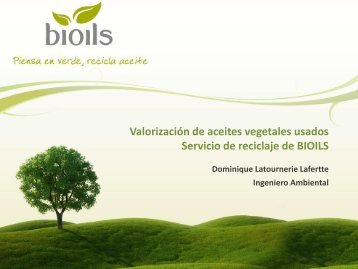 el aceite como residuo en chile - Ministerio del Medio Ambiente