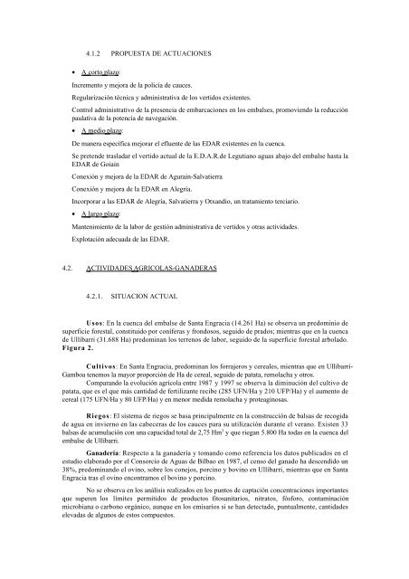 análisis y control de los embalses del sistema zadorra