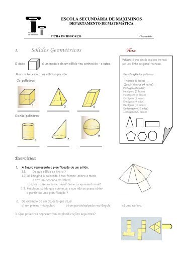 1. Sólidos Geométricos Nota: