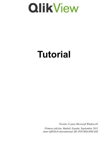 QlikView Tutorial