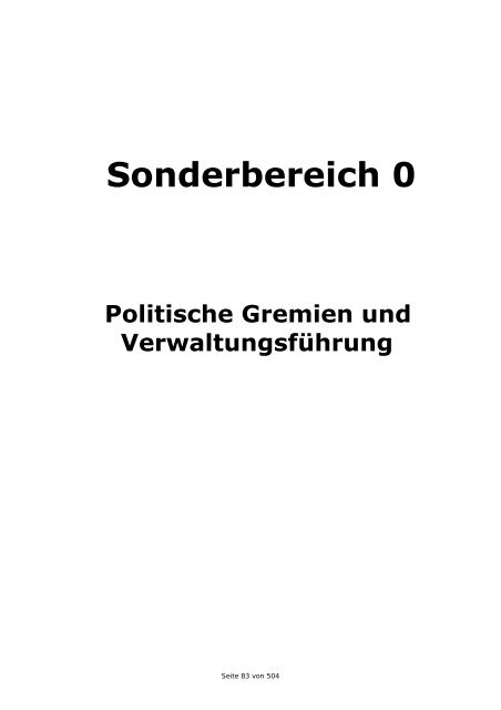 Haushaltsplan 2009 der Stadt Rheine