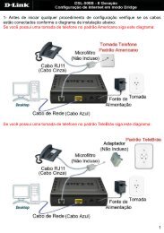 1 1- Antes de iniciar qualquer procedimento de ... - D-Link