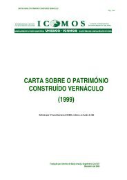 CARTA SOBRE O PATRIMÓNIO CONSTRUÍDO VERNÁCULO (1999)