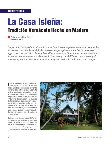 Arquitectura La Casa Isleña: Tradición Vernácula Hecha en Madera