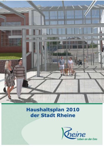 Haushaltsplan 2010 der Stadt Rheine