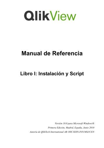 QlikView Manual de Referencia