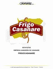 FRIGOCASANARE - Yopal