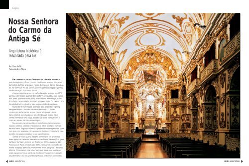 Nossa Senhora do Carmo da Antiga Sé - Lume Arquitetura