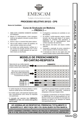 Prova 2 - Emescam