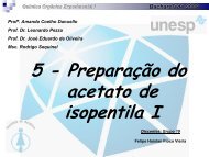 5 - Preparação do acetato de isopentila I - cempeqc - Unesp