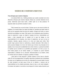 modos de comportamientos - Ministerio de Justicia y Seguridad