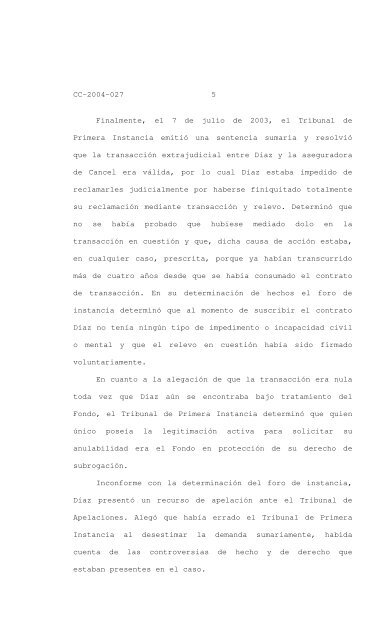 1 EN EL TRIBUNAL SUPREMO DE PUERTO RICO • Peter Díaz ...