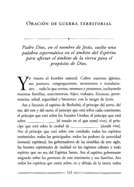 Oraciones que producen Cambios - Ondas del Reino