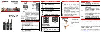 P7200 Portable, OpenSky Quick Guide - Harris Corporation