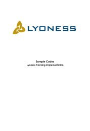 Sample Codes - Lyoness
