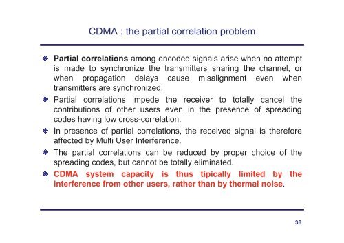 TDMA, FDMA, and CDMA