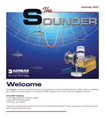 Summer 2007 - Airmar Technology Corporation
