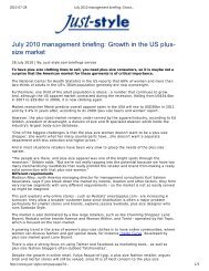 July 2010 management briefing: Growth in the US plus ... - Alvanon