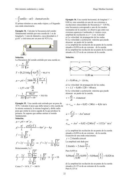 CAPÍTULO 3. Movimiento ondulatorio y ondas - Biblioteca