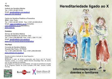 Hereditariedade ligado ao X - EuroGentest