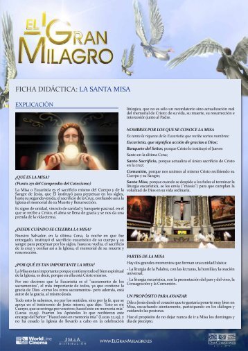 EGM Guia Santa Misa - El Gran Milagro