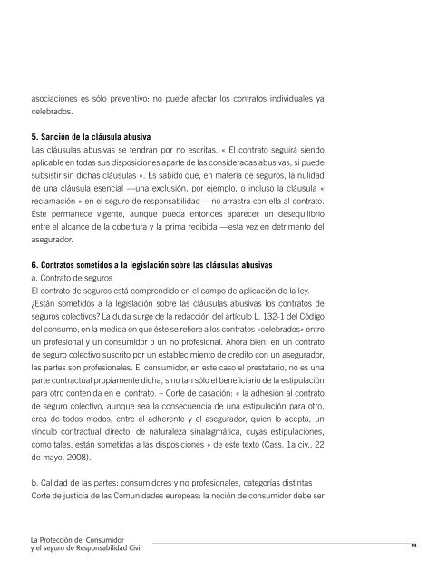 cláusulas abusivas, el deber de información, derechos ... - Fasecolda