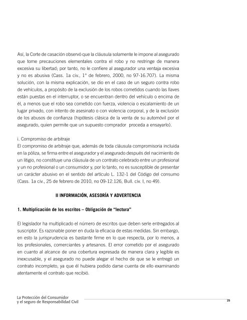 cláusulas abusivas, el deber de información, derechos ... - Fasecolda