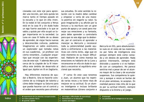 boletín n.2 primavera 2011 - Astrologia del Alma