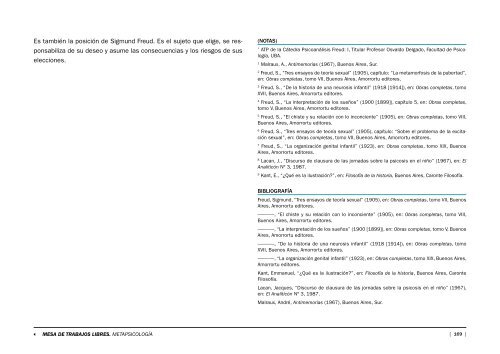 vigencia de los conceptos psicoanalíticos - psicoanalisis freud 1