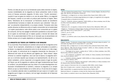 vigencia de los conceptos psicoanalíticos - psicoanalisis freud 1